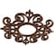 Ekena Millwork Dijon Architectural Grade PVC Pierced Ceiling Medallion, Copper, 30"OD x 9 3/4"ID x 1"P CMPP30DISCO - alternate 3